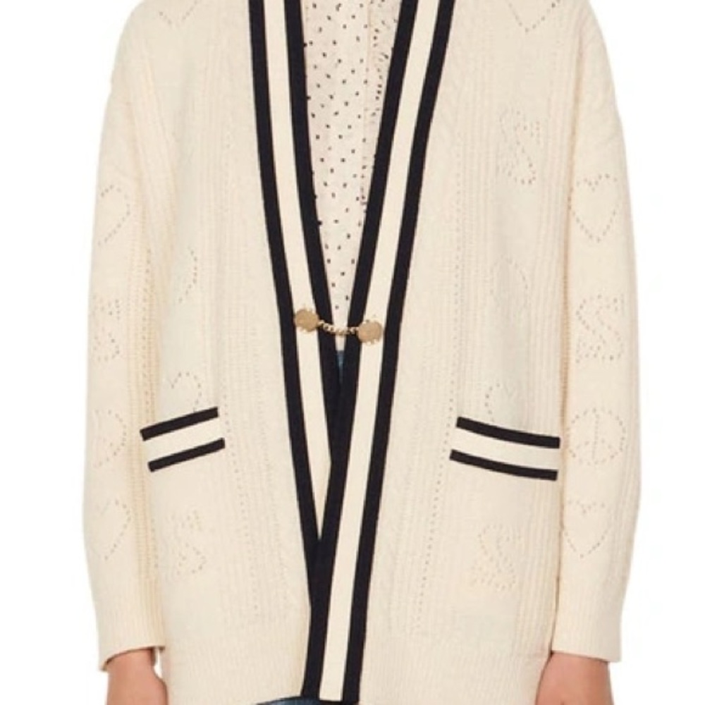 SANDRO
Esperance striped wool cardigan - Picture 3 of 8